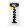 Rude Rider Sparkling Anal Plug Large Black (T9222)