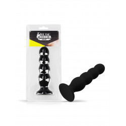 Rude Rider Sparkling Anal Plug Large Black (T9222)