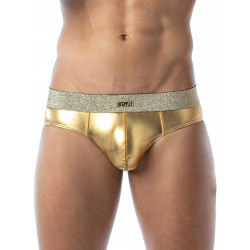 ToF Paris Magic Brief Underwear Gold (T9444)