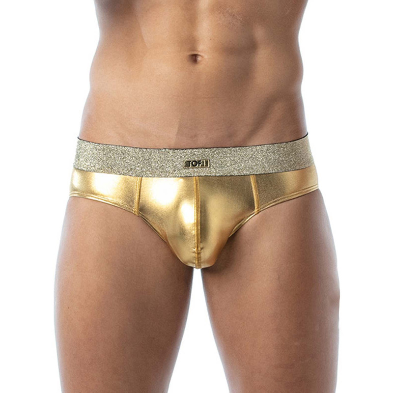 ToF Paris Magic Brief Underwear Gold (T9444)