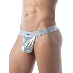 ToF Paris Magic Stringless Thong Underwear Silver (T9443)