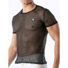 ToF Paris Mesh T-Shirt Black (T9483)