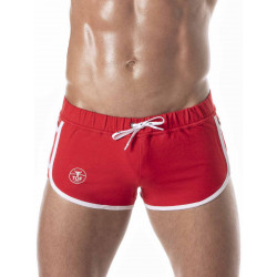 ToF Paris Retro Shorts Red (T9469)