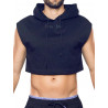 Supawear Cropped Hoodie Black (T9590)