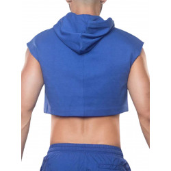 Supawear Cropped Hoodie Blue (T9591)