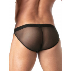 ToF Paris Mesh Tanga Underwear Black (T9596)