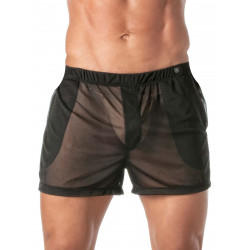 ToF Paris Mesh Shorts Black (T9605)