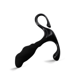 Rude Rider Lion Head Small Prostate Massager Silicone Black (T9206)