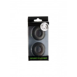 Sport Fucker Stacker Rings 2-Pack Black (T9632)
