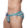 2Eros V20 Print Swim Brief Swimwear Chevy Blue (T9659)