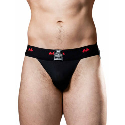 MM The Original Jockstrap Underwear Special Edition REVERSIBLE Black/Red 2 inch (T9773)