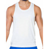 Supawear Racer Back Tank Grey White (T9889)