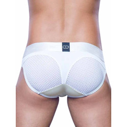 2Eros Aktiv Pegasus Brief Underwear White/Tan (T8838)