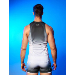 Supawear SPR Performance Gradient Singlet Black & White (T11105)
