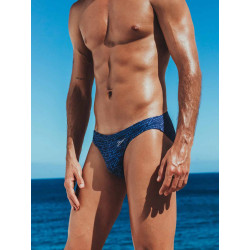 2Eros V20 Signature Print Swim Brief Navy (T11104)