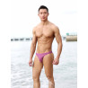 2Eros V80 Signature Print Swim Thong Purple (T11110)