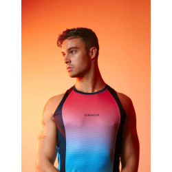 Supawear SPR Performance Gradient Singlet Tank Top Rainbow (T9967)
