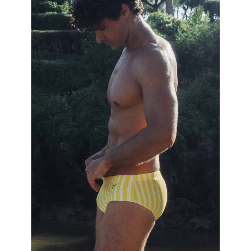 2Eros V40 Printed Swim Briefs Sunga Dolce Yellow (T9969)