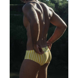 2Eros V40 Printed Swim Briefs Sunga Dolce Yellow (T9969)