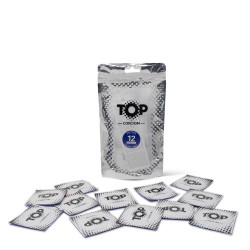 TOP Condoms Extra Wet 12-Condom-Pack (E88411)