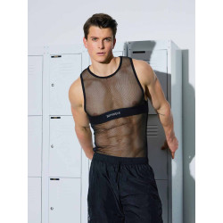 Supawear Mesh Monotone Tank Black (T9982)