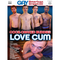 Cock-Crazed Buddies Love Cum DVD (Gay American) (26941D)