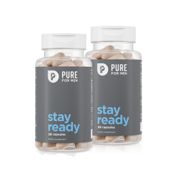 Pure for Men Stay Ready 60 Capsules (2 x 30) (T11504)