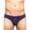 2Eros V30 Textured Swim Brief Signet Black (T9888)