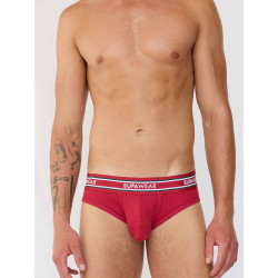 Supawear Ribbed Varsity Brief Underwear Red (T11232)