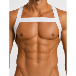 Gayrado Elastic X-Shoulder Back Harness White (T7984)