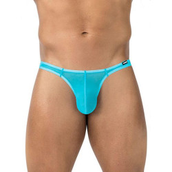 Cut4Men C4MSPX06 Mesh Thong Underwear Turquoise (T11514)