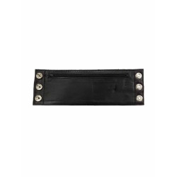 Rouge Leather Zip Wrist Band Wallet Black/Red (T11490)