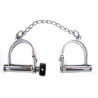 Rouge Stainless Steel Wrist Shackles (T11497)