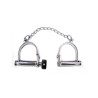 Rouge Stainless Steel Wrist Shackles (T11497)