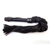 Rouge Long Leather Flogger Black (T11351)