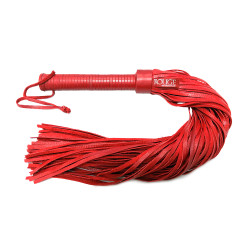 Rouge Long Leather Flogger Black (T11351)