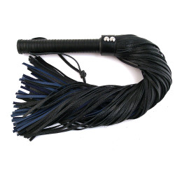 Rouge Long Leather Flogger Black (T11351)