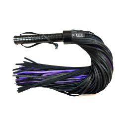 Rouge Long Leather Flogger Black (T11351)