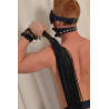 Rouge Long Leather Flogger Black (T11351)