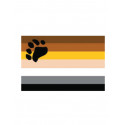 Bear Flag Aufkleber / Sticker 5.0 x 7,6 cm / 2 x 3 inch