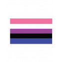 Gender Fluid Flag Aufkleber / Sticker 5.0 x 7,6 cm / 2 x 3 inch