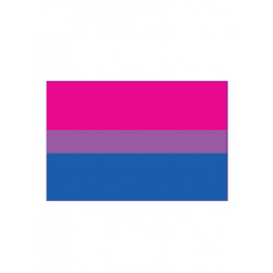 Bisexual Flag Aufkleber / Sticker 5.0 x 7,6 cm / 2 x 3 inch (T4730)