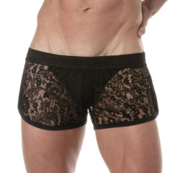ToF Paris Lace Retro Shorts Black (T11926)