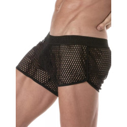 ToF Paris See Through Mini Shorts Black (T12052)