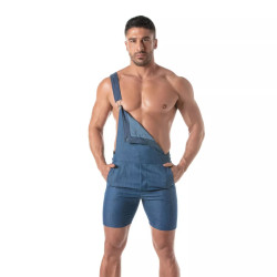 ToF Paris Light Denim Overall Shorts Blue (T12058)