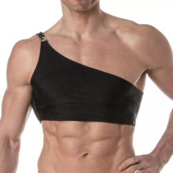 ToF Paris Chain Swim Top Black (T11889)