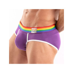 ToF Paris Pride Brief Underwear Purple (T12224)