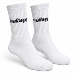 Proud2begay white OneSize Socks Proud2begay (T14382)