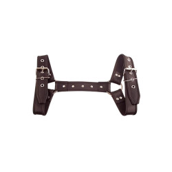 Rouge Leather Halter Harness Black (T11385)