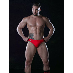 ToF Paris Plain Swim Thong Red (T11683)